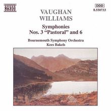 Ralph Vaughan Williams (1872-1958): Symphonien Nr.3 & 6, CD