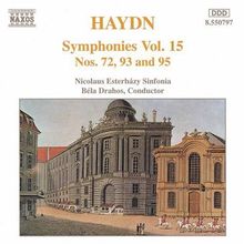 Joseph Haydn (1732-1809): Symphonien Nr.72,93,95, CD