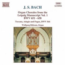 J. S. Bach/ Rubsam: Organ Chorales From The Leipzi, CD