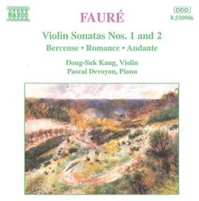 Gabriel Faure (1845-1924): Sonaten für Violine & Klavier Nr.1 & 2, CD