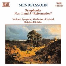 Felix Mendelssohn Bartholdy (1809-1847): Symphonien Nr.1 & 5, CD