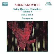 Dimitri Schostakowitsch (1906-1975): Streichquartette Nr.3 & 5, CD
