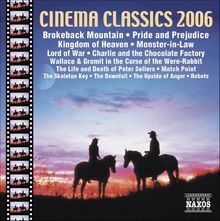 Cinema Classics 2006, CD