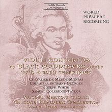 Rachel Barton - Violin Concertos by Black Composers, CD