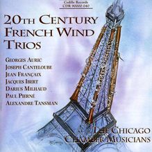Chicago Chamber Musicians - 20th Century French Wind Trios, CD