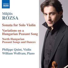 Miklos Rozsa (1907-1995): Sonate für Violine solo op.40, CD