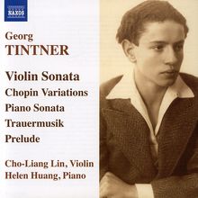 Georg Tintner (1917-1999): Sonate für Violine & Klavier, CD