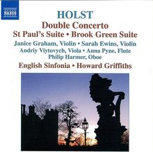 Gustav Holst (1874-1934): Konzert für 2 Violinen & Orchester op.49, CD