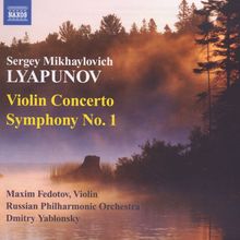 Sergei Lyapunov (1859-1924): Symphonie Nr.1, CD