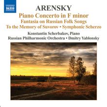 Anton Arensky (1861-1906): Klavierkonzert F-dur op.2, CD