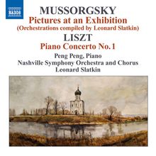 Modest Mussorgsky (1839-1881): Bilder einer Ausstellung (Orchesterfassung von L.Slatkin), CD