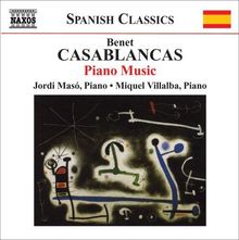 Benet Casablancas (geb. 1956): Klavierwerke, CD