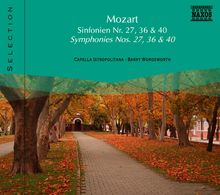 Naxos Selection: Mozart - Symphonien Nr.27,36,40, CD