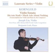 Erich Wolfgang Korngold (1897-1957): Sonate G-Dur für Violine & Klavier op.6, CD