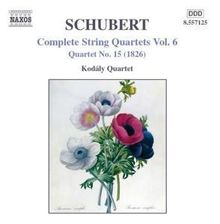 Franz Schubert (1797-1828): Streichquartett Nr.15, CD