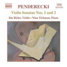 Krzysztof Penderecki (geb. 1933): Sonaten für Violine & Klavier Nr.1 & 2, CD
