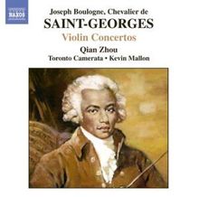 Chevalier de Saint-Georges (1739-1799): Violinkonzerte op.3,1;op.posth.Nr.2;Nr.10, CD