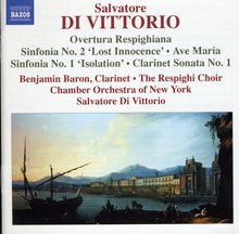 Salvatore de Vittorio (geb. 1967): Symphonien Nr.1 & 2, CD