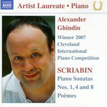 Alexander Scriabin (1872-1915): Klaviersonaten Nr.1,4,8, CD