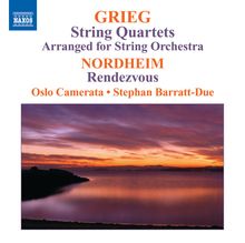 Edvard Grieg (1843-1907): Streichquartette Nr.1 & 2 (arr.für Streichorchester), CD