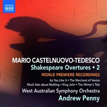 Mario Castelnuovo-Tedesco (1895-1968): Shakespeare-Ouvertüren Vol.2, CD