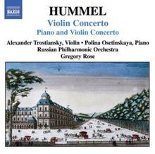 Johann Nepomuk Hummel (1778-1837): Konzert für Klavier & Violine op.17, CD