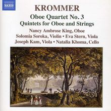 Franz Krommer (1759-1831): Oboenquartette Nr.3, CD