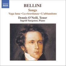Vincenzo Bellini (1801-1835): Klavierlieder, CD