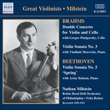 Johannes Brahms (1833-1897): Konzert für Violine,Cello & Orchester h-moll op.102, CD