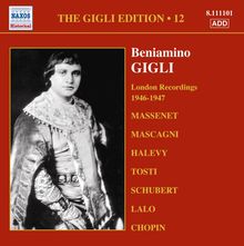 Benjamino Gigli- Edition Vol.12, CD