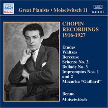 Benno Moiseiwitsch - Chopin Recordings Vol.1, CD