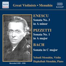 George Enescu (1881-1955): Sonate für Violine & Klavier Nr.3, CD