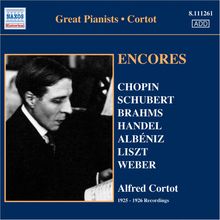 Alfred Cortot - Encores, CD