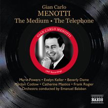 Gian-Carlo Menotti (1911-2007): The Medium, CD