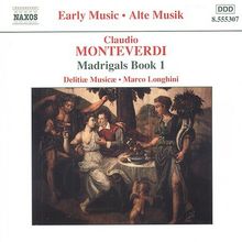 Claudio Monteverdi (1567-1643): Madrigali Libro 1, CD