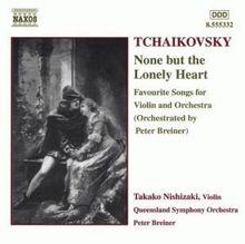 Peter Iljitsch Tschaikowsky (1840-1893): Liedtranskritpionen für Violine & Orchester, CD