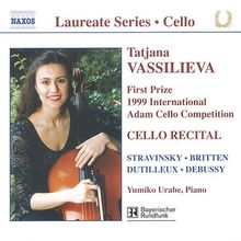 Tatjana Vassilieva - Cello Recital, CD