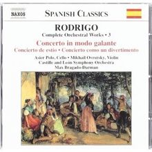 Joaquin Rodrigo (1902-1999): Orchesterwerke Vol.3, CD