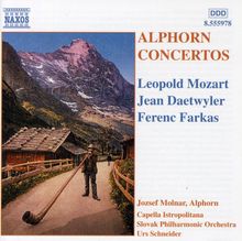 J.Molnar spielt Alphornkonzerte, CD