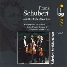 Franz Schubert (1797-1828): Sämtliche Streichquartette Vol.5, CD