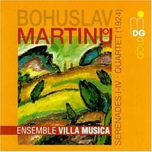 Bohuslav Martinu (1890-1959): Serenaden Nr. 1-4, CD