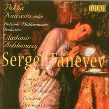 Serge Tanejew (1856-1915): Konzertsuite op. 28 für Violine & Orchester, CD