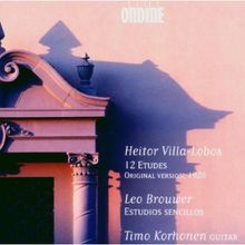 Heitor Villa-Lobos (1887-1959): Etüden für Gitarre Nr.1-12, CD