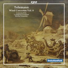 Georg Philipp Telemann (1681-1767): Bläserkonzerte Vol.8, CD