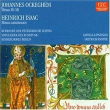 Heinrich Isaac (1450-1517): Missa de Carminum, CD