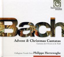 Johann Sebastian Bach (1685-1750): Philippe Herreweghe - Advent & Weihnachts-Kantaten, 3 CDs