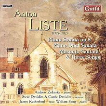Anton Liste (1772-1832): Klaviersonate in A op.8, CD