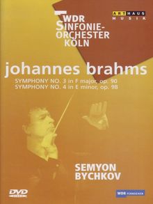 Johannes Brahms (1833-1897): Symphonien Nr.3 & 4, DVD