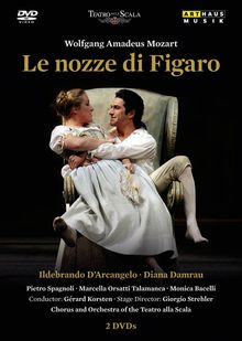 Wolfgang Amadeus Mozart (1756-1791): Die Hochzeit des Figaro, 2 DVDs