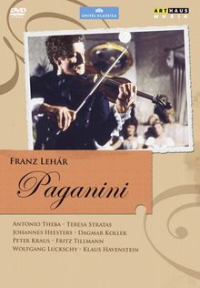 Franz Lehar (1870-1948): Paganini (Operettenfilm), DVD